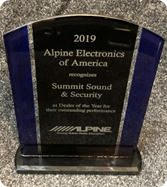2019 Alpine Dealer of the Year Award